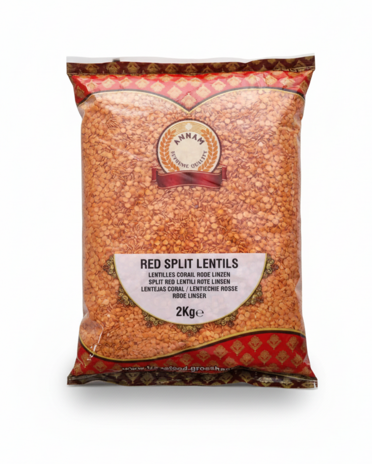 Annam Masoor Dal / Rote geteilte Linsen – 2 kg