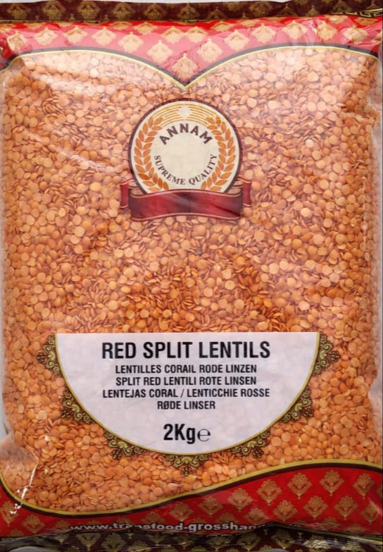 Annam Masoor Dal / Red Split Lentils- 2 Kg