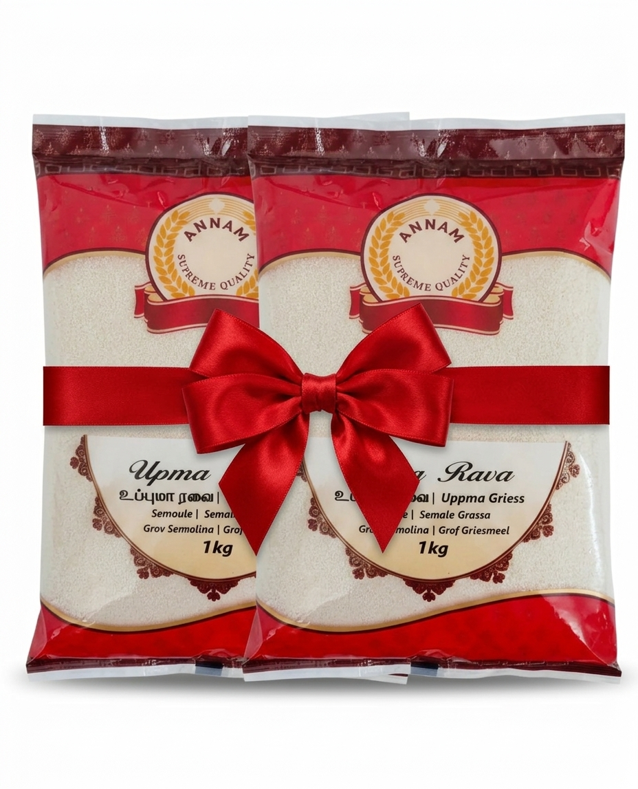 Annam - Upma Rawa 1kg (Combo of 2)