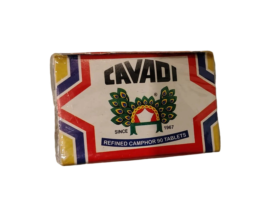 Cavadi Refined Camphor Tablets (90 Tablets)