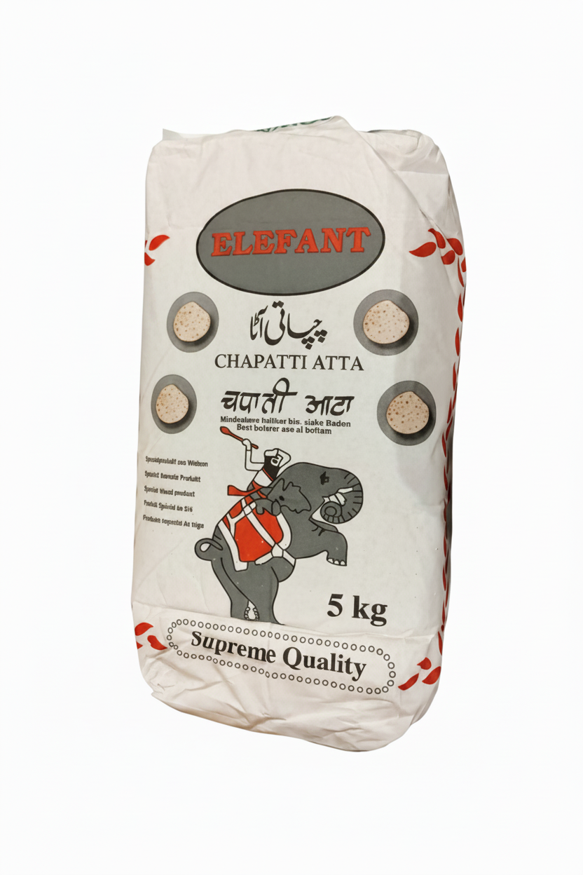 Elefant Brown Chapathi Atta - 5kg