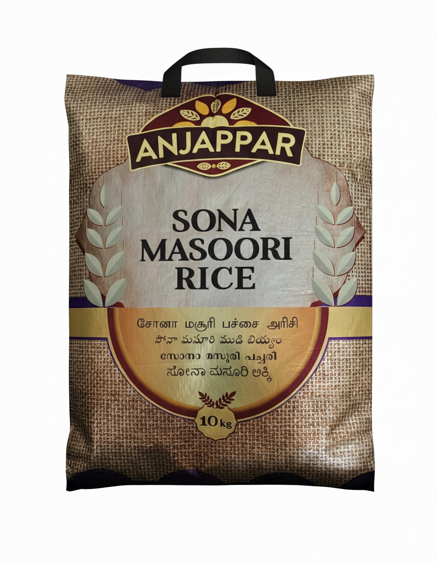 Anjappar Sona Masuri Reis – 10 kg