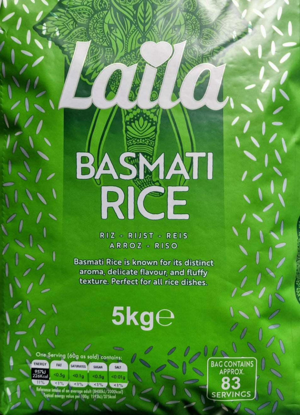 Laila Basmati Rice - 5Kg