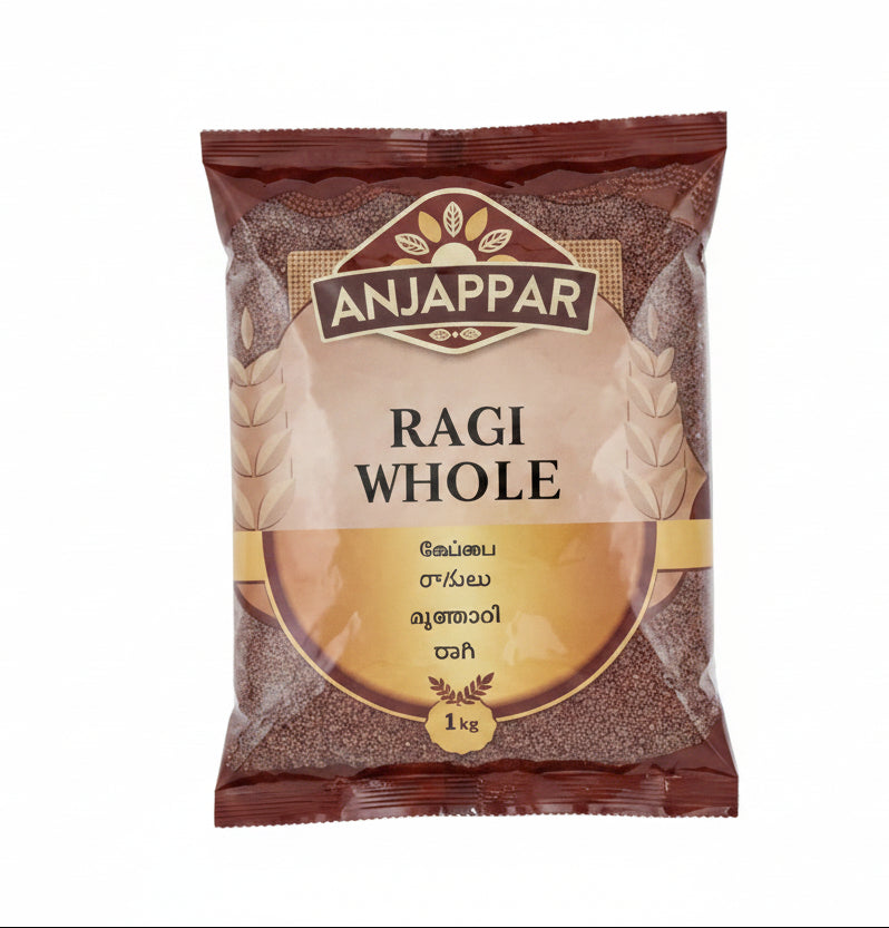 Anjappar Ragi Whole / Finger Millet- 1kg