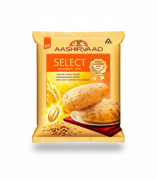 Aashirvad Select Sharbati Atta - 5kg