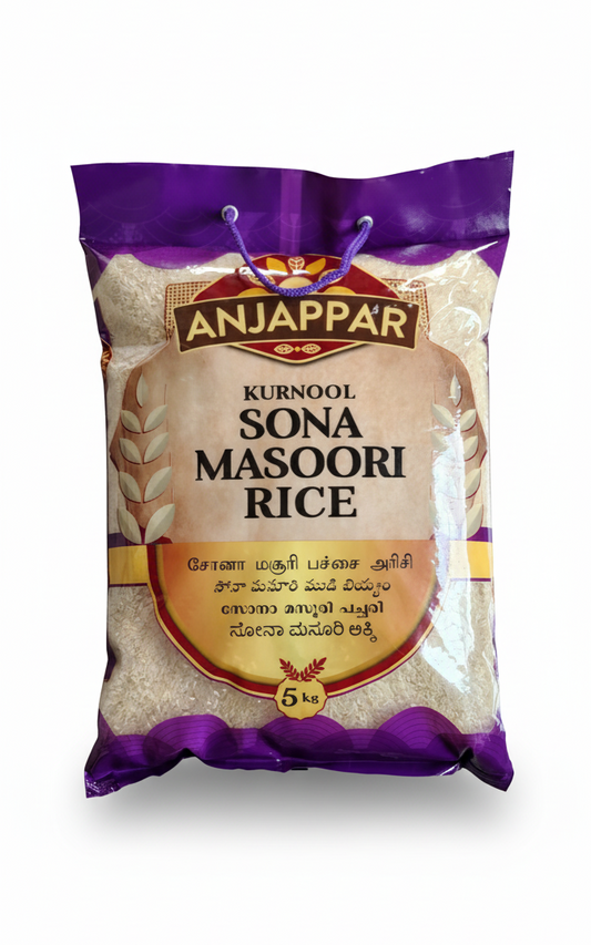 Anjappar Sona Masuri Rice - 5Kg