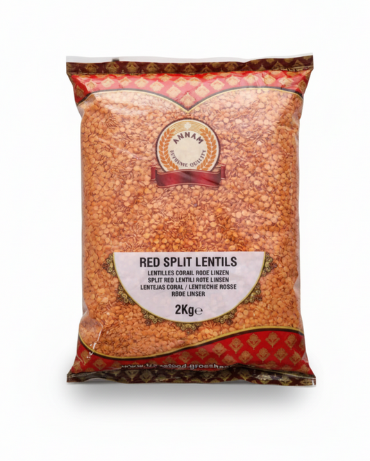 Annam Masoor Dal / Red Split Lentils- 2 Kg