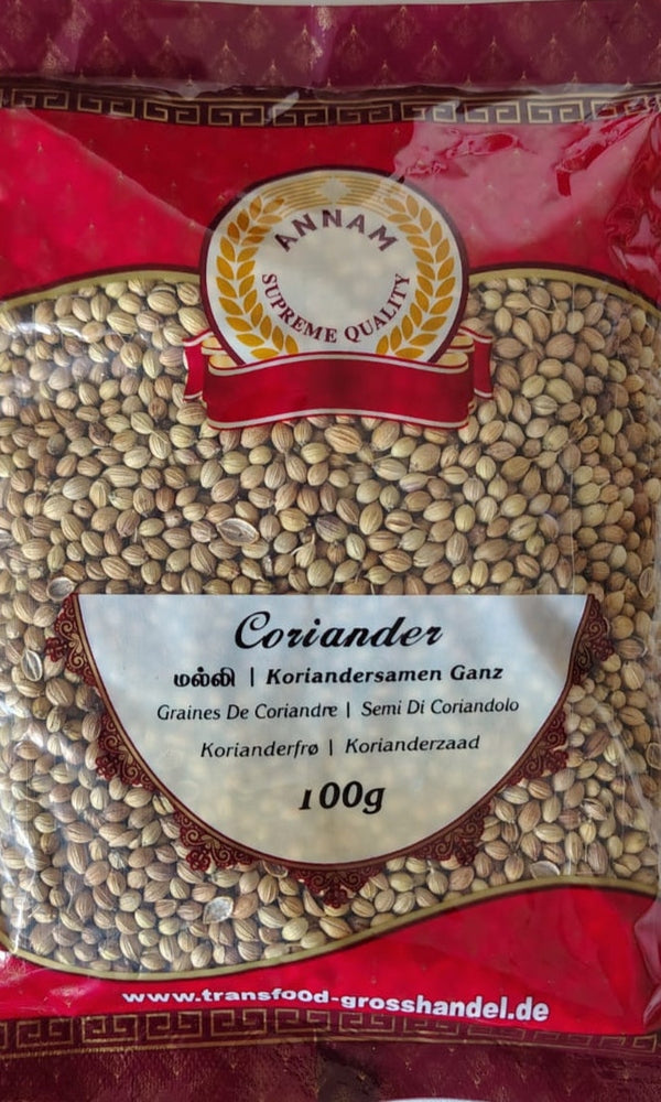 Annam Coriander Seeds / Dhania Whole - 100g