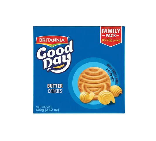 Britannia GOOD DAY Butter Biscuits(8 x 75g)- 600g