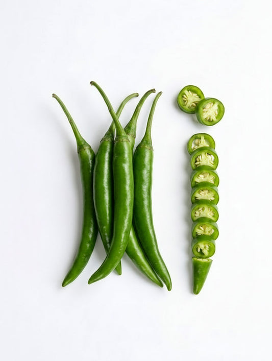 Fresh Green Chillies - 200g
