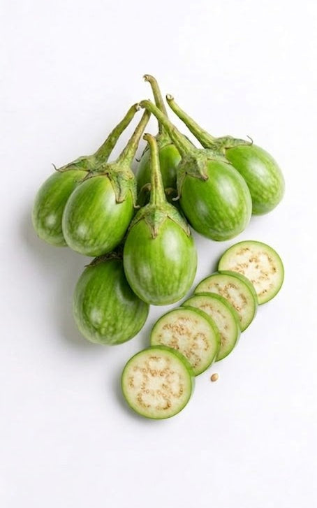Green / Purple Brinjal - 200g