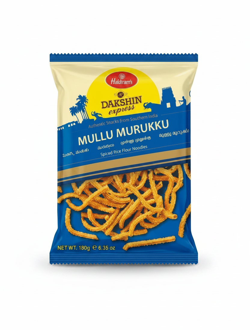 Haldiram's Dakshin Mullu Murukku - 180g