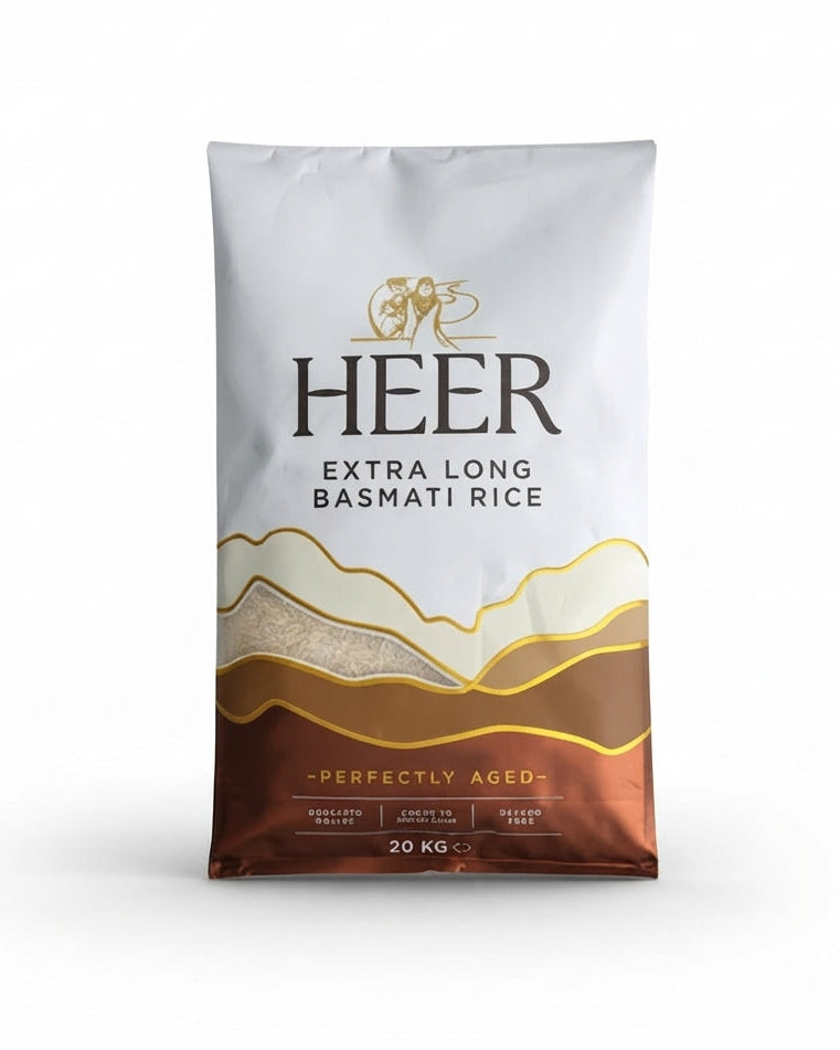 Heer Extra Long Basmati Rice - 20Kg