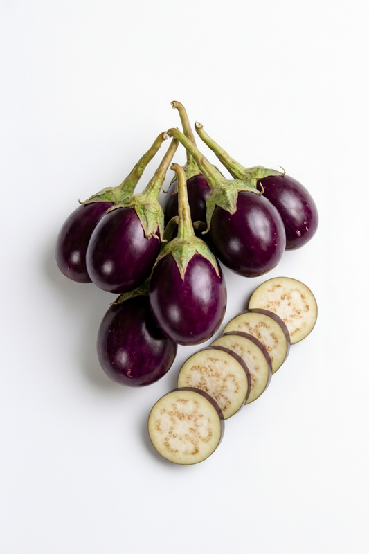 Green / Purple Brinjal - 200g