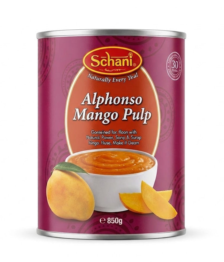 Schani Alphonso Mango Pulp - 850g
