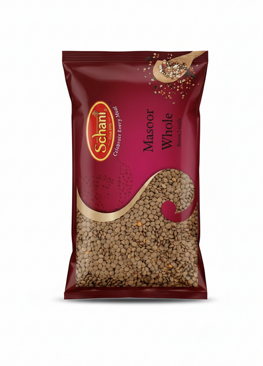 Schani Brown Lentis (Masoor Whole)- 500gm